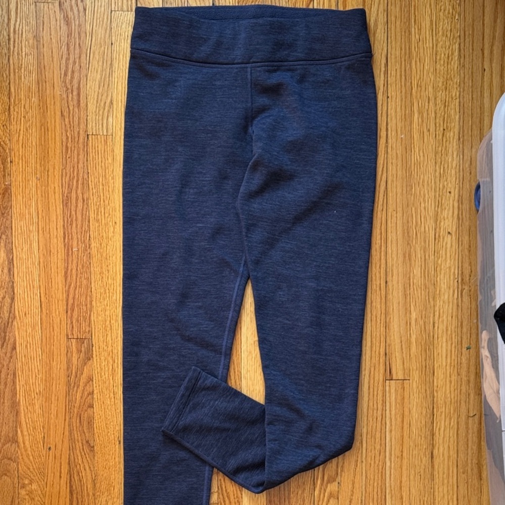 Athleta Girl Navy Polartec Leggings